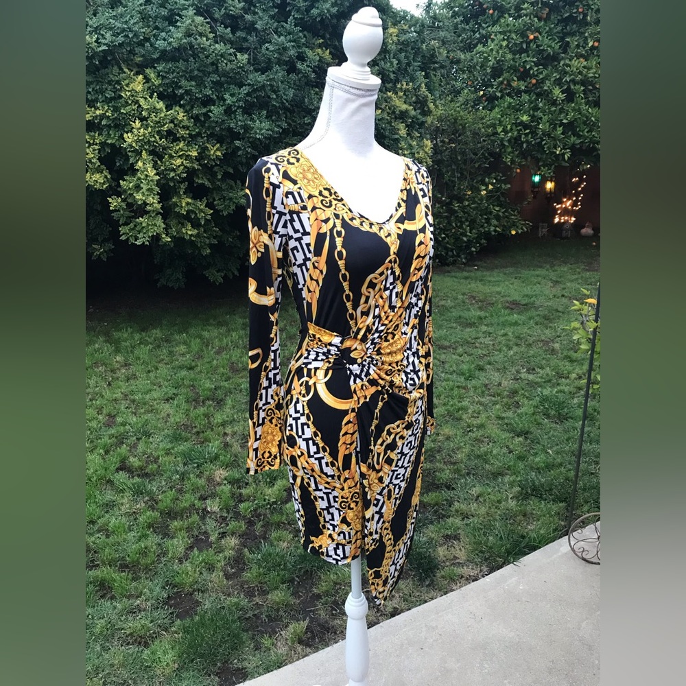 Chain pattern Designer Dress